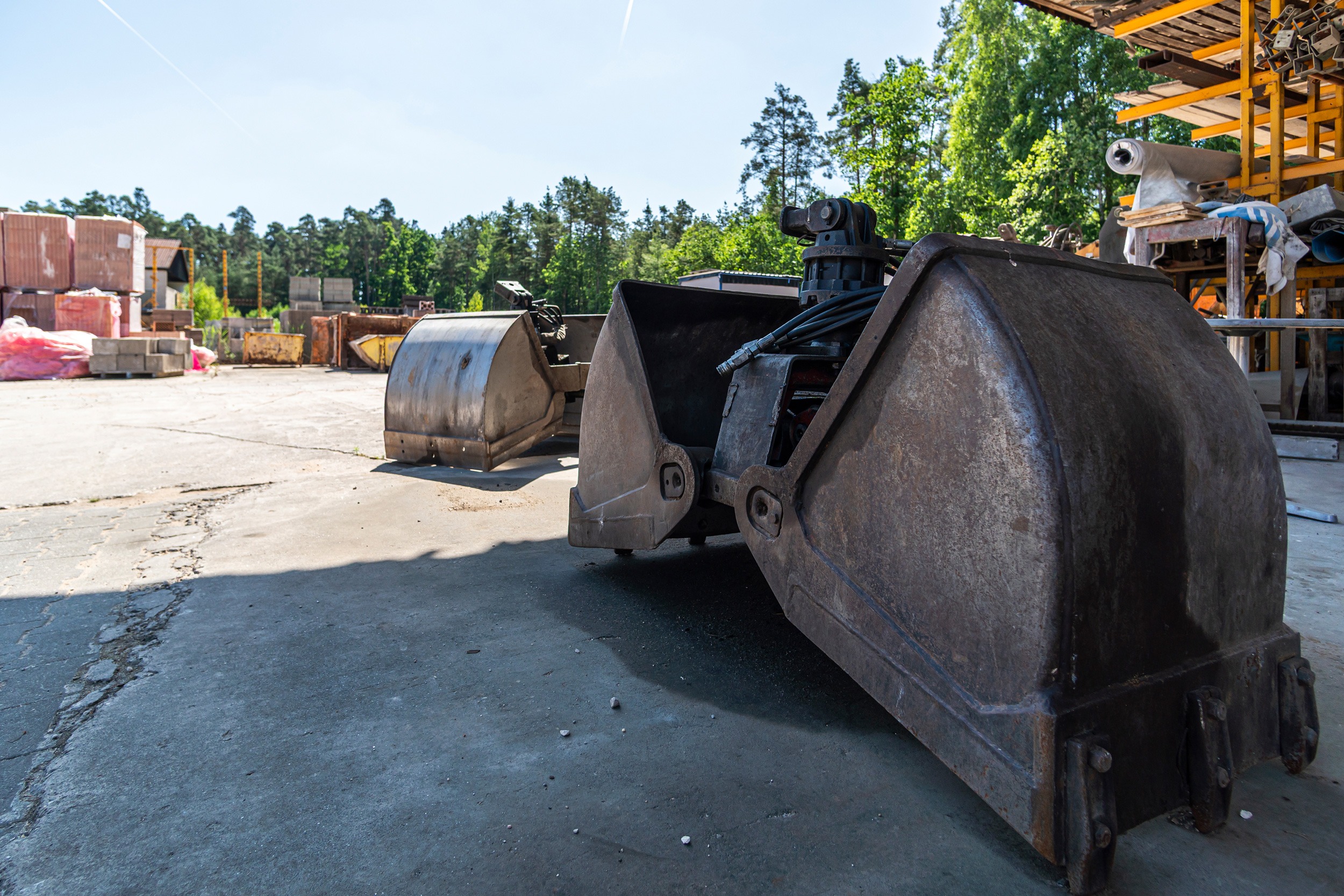 Mood von Baggerschaufeln