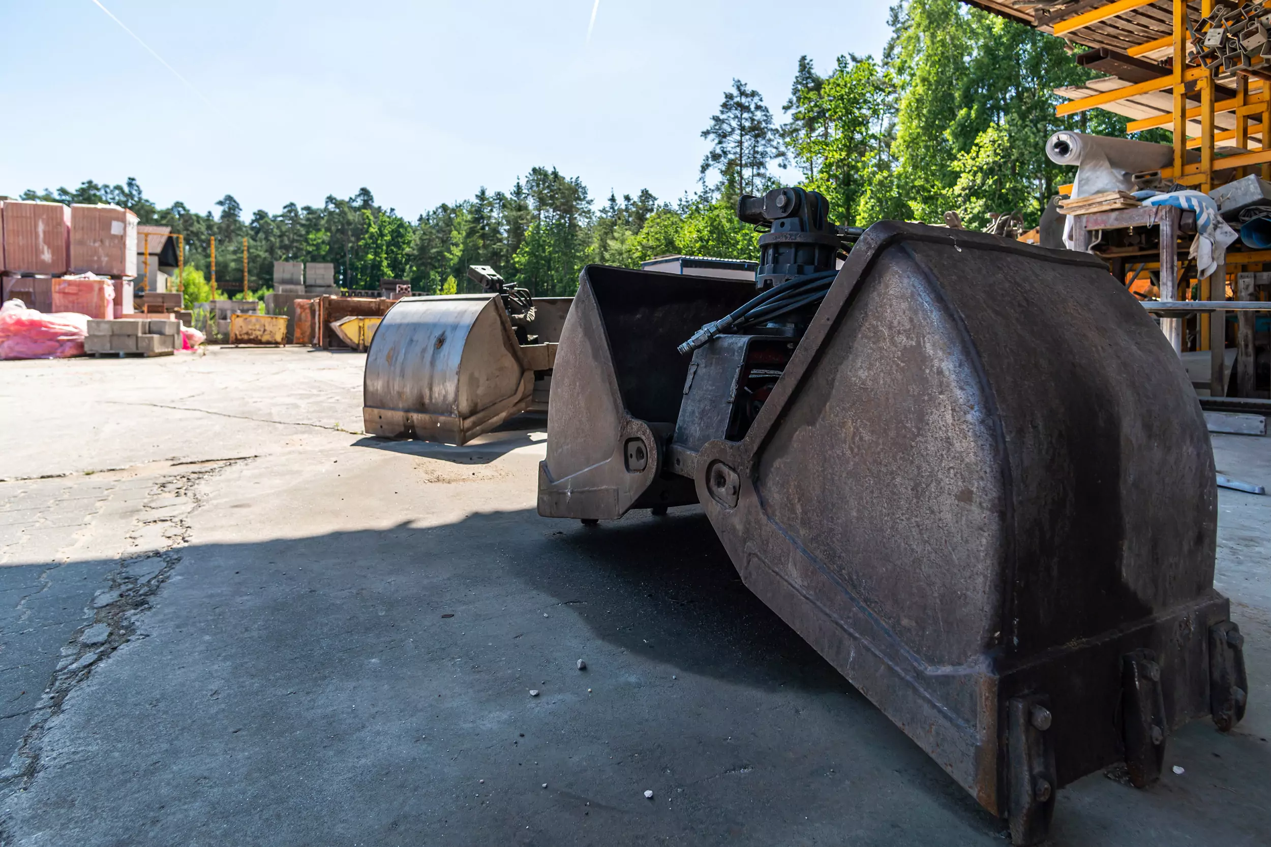 Mood von Baggerschaufeln